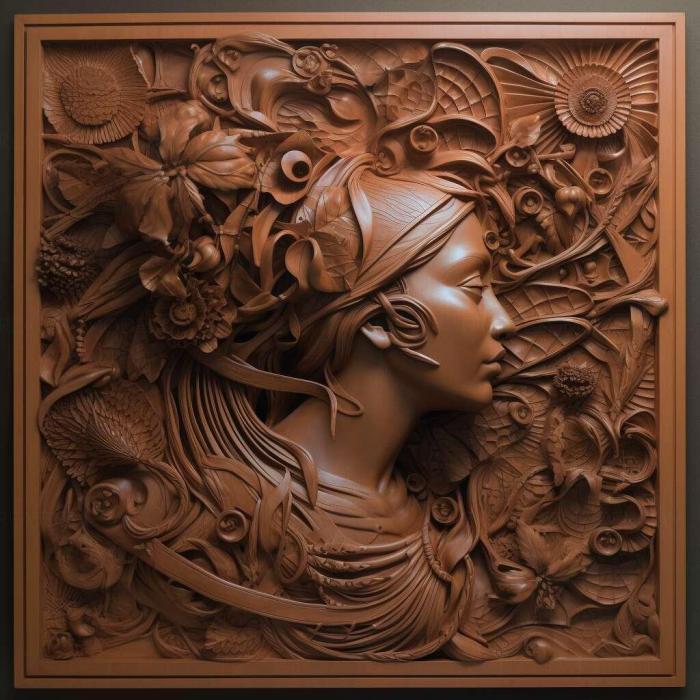 نموذج ثلاثي الأبعاد لآلة CNC 3D Art 